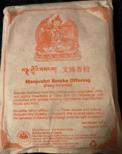 Manjushri Smoke offering